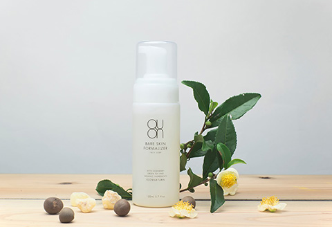 クオン フェイスケアセット(フェイスソープ &オールインワンセラム) 天然由来 スキンケア 化粧品 コスメ 美容液 QUON