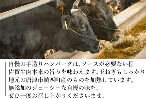 佐賀牛手造りハンバーグ 90g×2個入×8袋 (合計1.44kg)