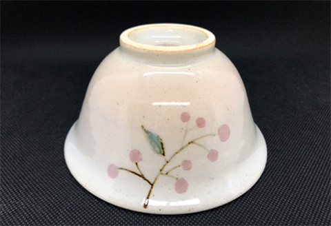 唐津焼 釉裏紅茶碗 かわいい おしゃれ 茶わん ギフト