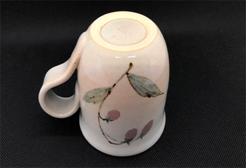 唐津焼 釉裏紅マグカップ かわいい コーヒーカップ マグ ギフト