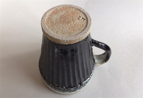 唐津焼 朝鮮唐津鎬手付杯 コーヒーカップ マグカップ お茶 ギフト