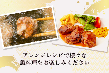 佐賀県唐津市産 華味鳥もも肉1kg×2P・ミニハンバーグ1kg(合計3kg) 鶏肉 唐揚げ 親子丼 お弁当