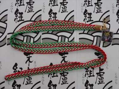 末盧組紐「四番曳山 呉服町 義経の兜」唐津くんち ストラップ まつろくみひも
