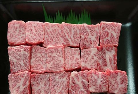 創業75年老舗の佐賀牛サイコロステーキ400g