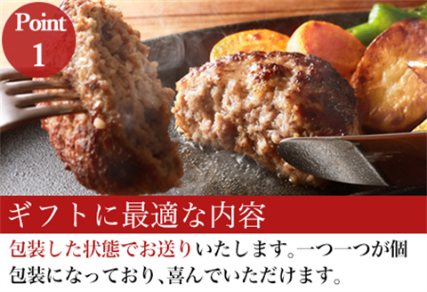 唐津バーグ8個とガーリックソースのセット 冷凍 真空パック 惣菜 特上ハンバーグ 小分け 個包装 にんにく 8個