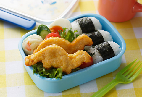 恐竜チキンナゲット 500g×2袋(合計1kg) 恐竜 チキン ナゲット 電子レンジ お弁当 おかず おやつ おつまみ 食品 子供向け