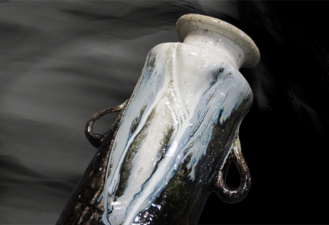 唐津焼 朝鮮唐津花入れ 朝鮮唐津 花器 花瓶 陶器 朝鮮唐津 伝統工芸品 1点物 贈答品