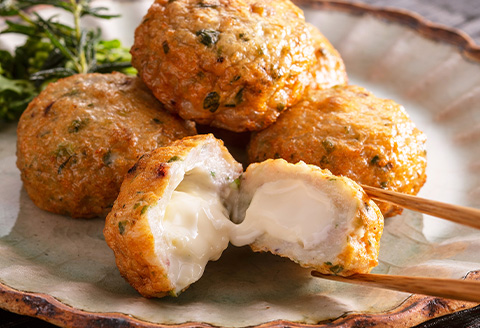 呼子萬坊いかしゅうまい・チーズボールセット