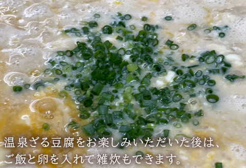 温泉ざる豆腐セット500g (約1人～2人前) 川島特製出汁つき 国産大豆 ざる豆腐 川島豆腐店 おつまみ ギフト