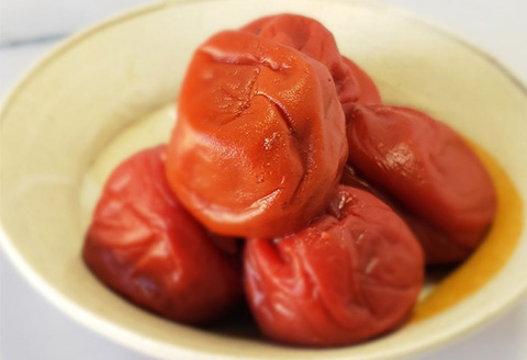 唐津市七山南高梅 減塩しそ梅 (500g×1) 梅干し うめぼし うめ しそ ご飯のお供 ＃irodoriからつ四季の返礼品