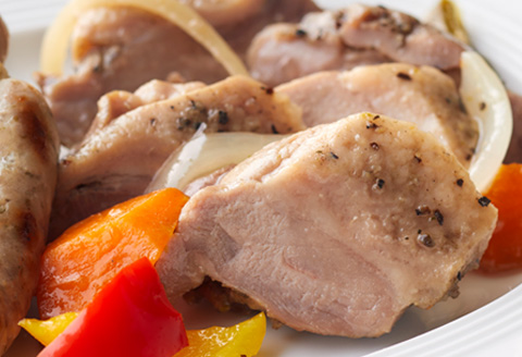 おつまみ詰め合わせ 6点セット( 鴨もも肉のコンフィ / ミニサルチッチャのコンフィ / パテ・ド・カンパーニュ / サーモンテリーヌ / レバーペースト / 七山ミミィちゃんの特製バケット )