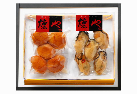 「国産」大粒牡蠣とほたてのスモークオイル漬け(各5個入/合計2パック)おかず おつまみ ギフト