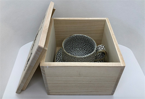 唐津焼 コーヒーカップ(木箱入) ギフト 珈琲 おしゃれ