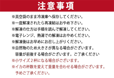 唐津呼子産いか活造り 1杯(約350g前後) 急速冷凍 新鮮そのまま食卓へ！イカ 刺身 簡単 ギフト