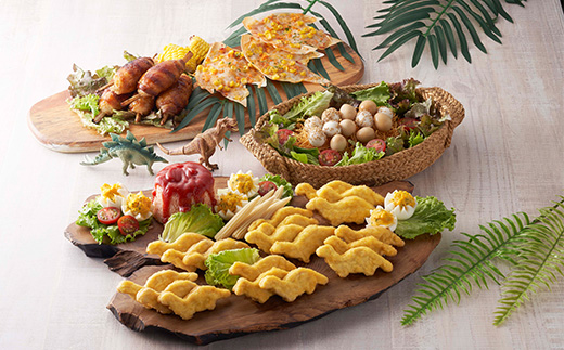 恐竜チキンナゲット 500g×4袋(合計2kg)  恐竜 チキン ナゲット 電子レンジ お弁当 おかず おやつ おつまみ 食品 子供向け