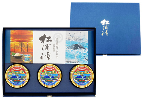松浦漬(缶詰180g×3缶) 化粧箱入 鯨 粕漬け 漬物 おつまみ 珍味 酒のつまみ 海鮮 鯨軟骨 酒粕 ご飯のお供 松浦漬本舗