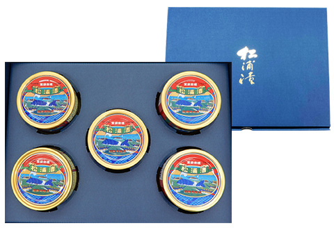 松浦漬(缶詰180g×5缶) 化粧箱入 松浦漬本舗