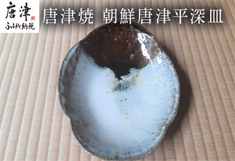 唐津焼 朝鮮唐津平深皿 食器 うつわ 器 おしゃれ ギフト「2024年 令和6年」
