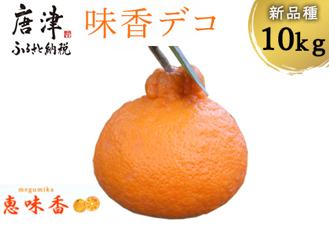 『先行予約』【令和8年3月上旬発送】糖度が高すぎッ！味香デコ 10kg 新品種 果皮も美味しく食べられる！フルーツ 果物 デザート 柑橘