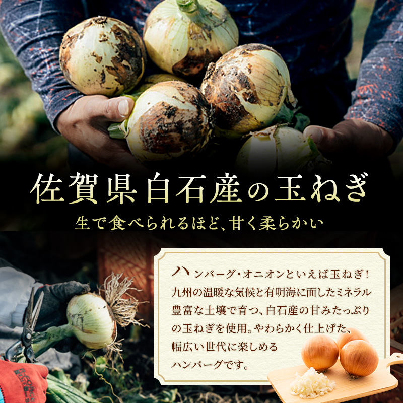 冷凍 九州産牛豚肉と佐賀産玉ねぎを使った手作りの味 ふわふわハンバーグステーキ 150g×6個