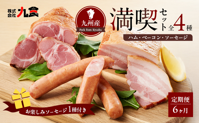 ふるさとセットR ハム ソーセージ 4種 【6ヶ月定期便】