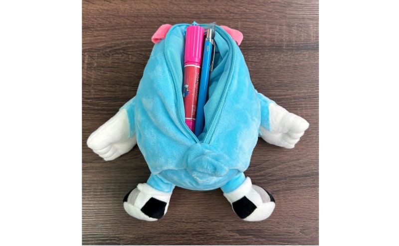 ペンケース サガン鳥栖 オフィシャルグッズ ウィントスぬいぐるみペンケース  マスコット キャラクター ペン 応援 サッカー 雑貨 収納