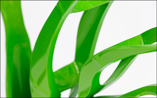 【ANA限定】 h-22【竹アート・オブジェ】花器(Kaki)