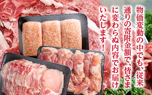 【定期便 6回】佐賀県産 バラエティーMeat定期便 | 肥前さくらポーク 豚ロースしょうが焼き用 骨太有明鶏のモモ肉 佐賀牛切り落とし ハンバーグ 豚ロースとんかつ トンテキ用 _k-4