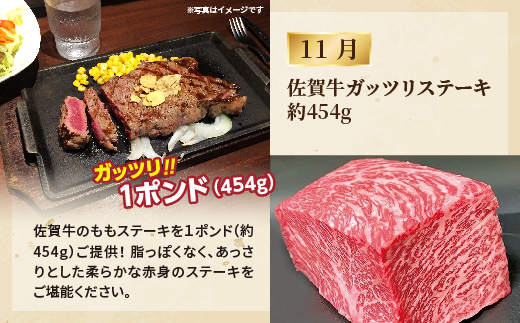 佐賀牛ステーキ食べ比べ【３月・７月・１１月】 _p-15