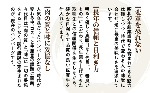 昭和20年創業の黒毛和牛ハンバーグ 150g×6個 ジャポネソース 付き 個包装 佐賀牛 国産 和牛 冷凍 ギフト | 極みハンバーグの自家製ジャポネソースセット _b-472
