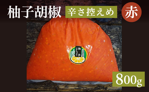 柚子こしょう 辛さ控えめ 800g 赤 柚子胡椒（ゆずこしょう） _b-466