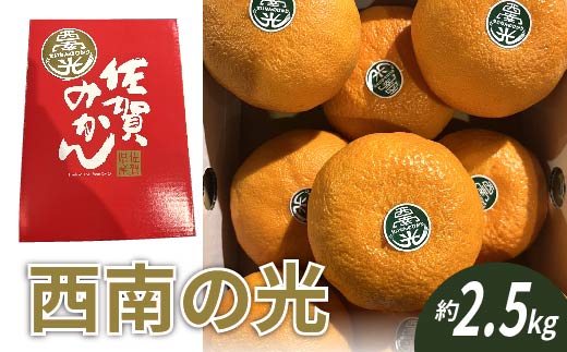 【数量限定】西南の光 2.5kg（化粧箱入り）みかん 柑橘 _c-137