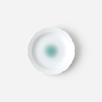 青磁たまり輪花小皿 5枚セット 027-H1011