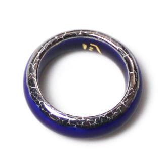 伊万里焼強化磁器指輪（瑠璃） 029-H1016