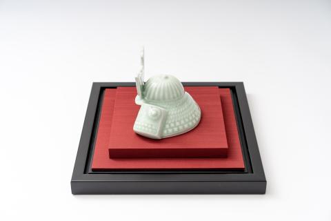 青磁 兜飾り（小） 023-H1057
