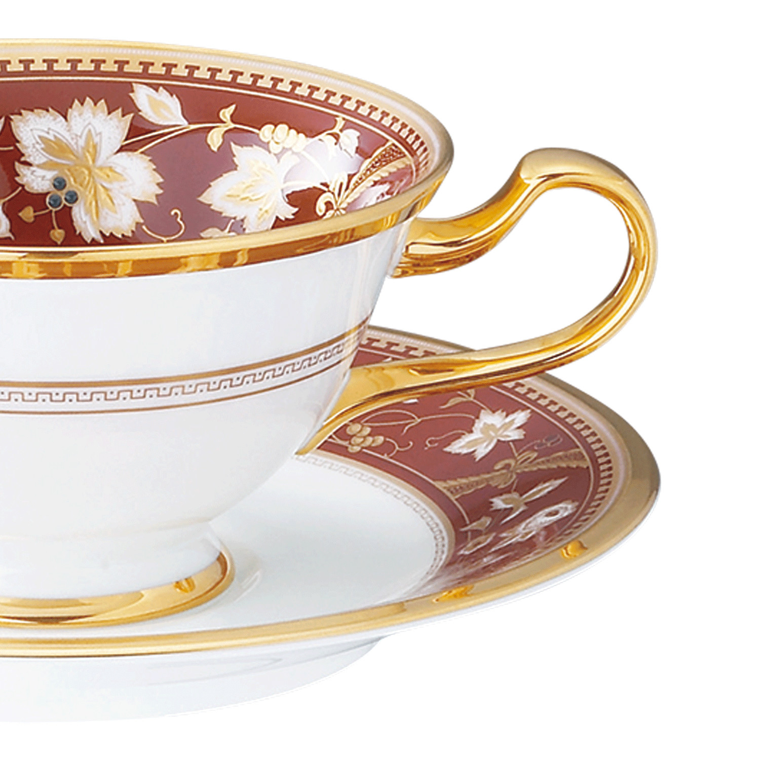 サブライム カップ&ソーサー（海老茶） 058-H1089