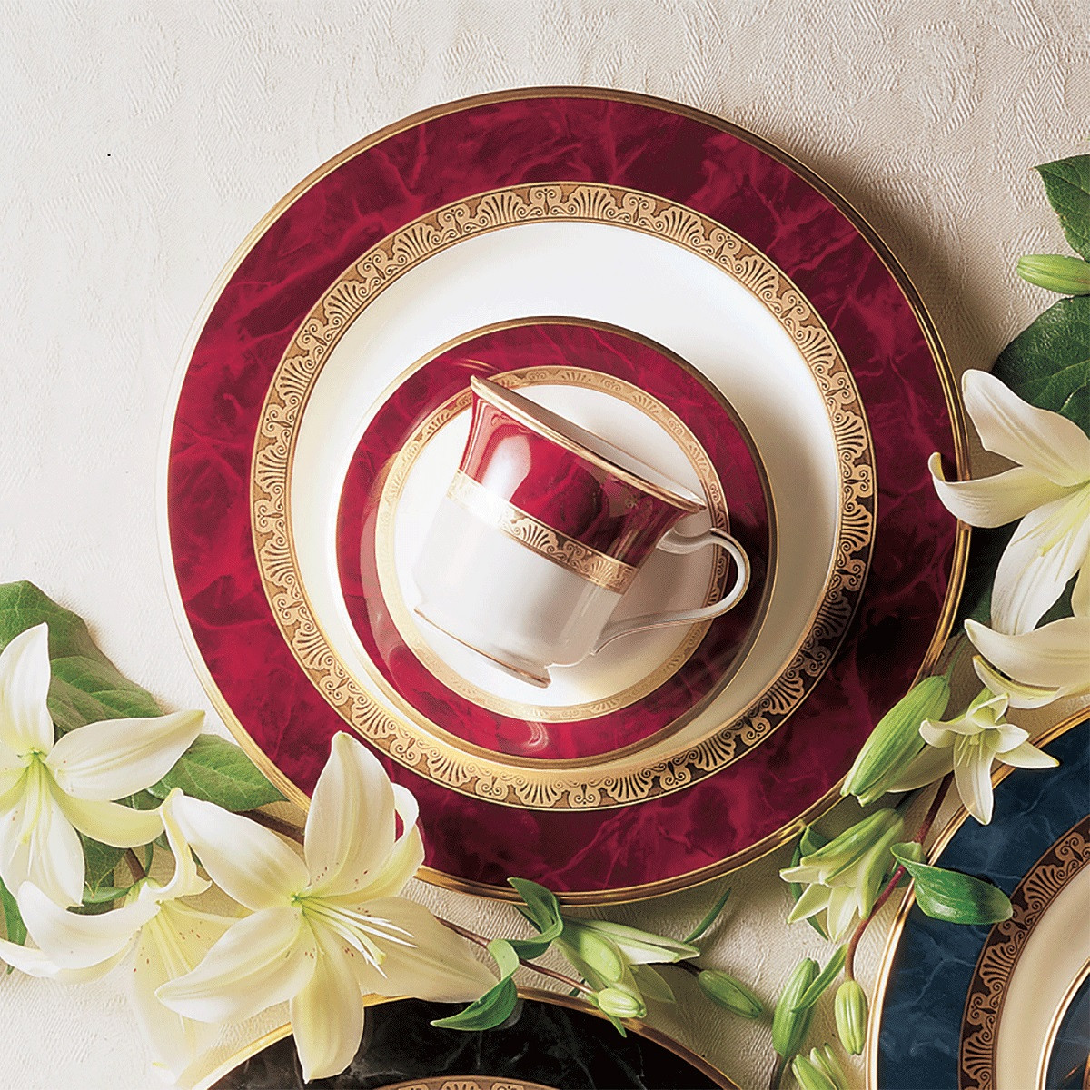 フィッツジェラルド&ヘミングウェイ アメリカンカップ&ソーサーペア 058-H1100