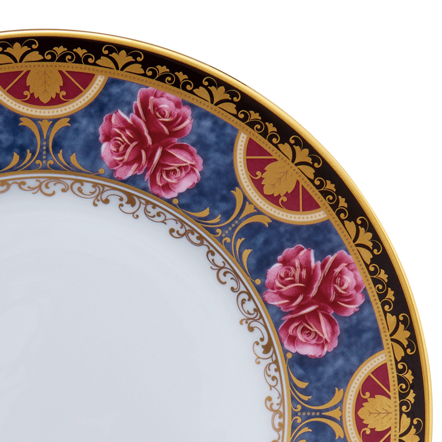 オマージュ コレクション 19cmプレート（色絵薔薇文） 058-H1148