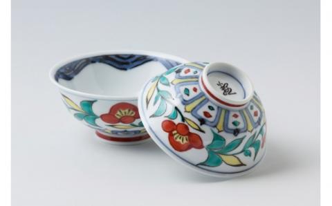 【伊万里焼】伊万里陶苑万歴花文 夫婦茶碗 070-H193