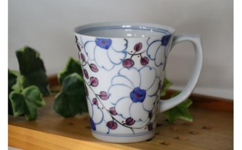 【伊万里焼】花小路ペアマグカップ 032-H597