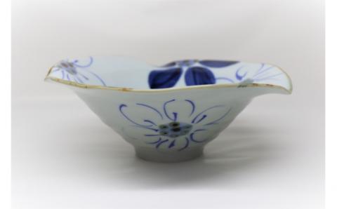 【伊万里焼】大輪花ひねり鉢 032-H616