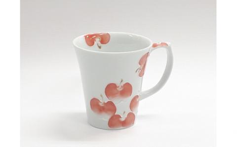 【伊万里焼】一珍りんご絵マグカップ 032-H705