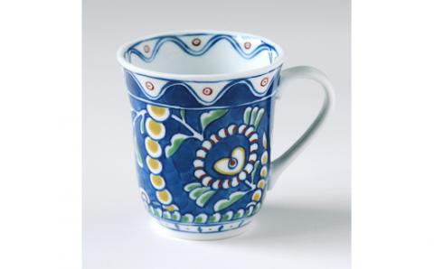 【伊万里焼】トルコ風マグカップ 135-H738