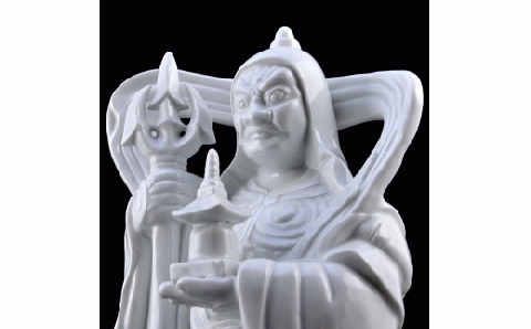 【伊万里焼】毘沙門天 インテリア 置物 025-H766