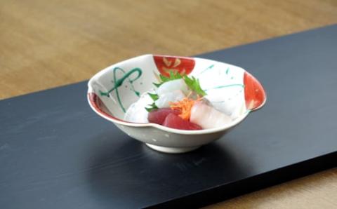 【伊万里焼】伊万里陶苑 柚子肌金字紋向付 070-H960