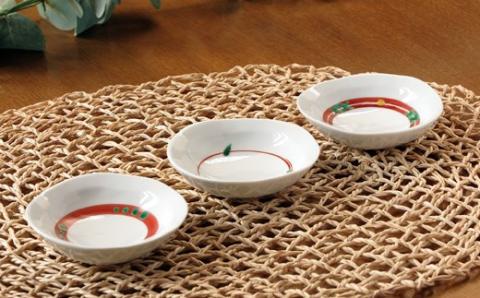 【伊万里焼】伊万里陶苑 絵替わり小皿3枚組 070-H961