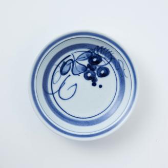 【伊万里焼】伊万里陶苑 深皿（ぶどう柄） 070-H966