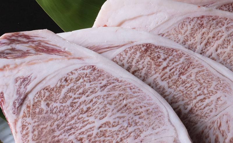 伊万里牛サーロインステーキと伊万里焼皿セット 015-J285