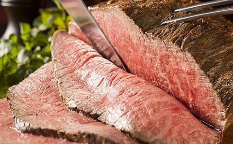 佐賀牛モモ肉使用 赤身 ローストビーフ 500g スライスしてお届け 155-J689