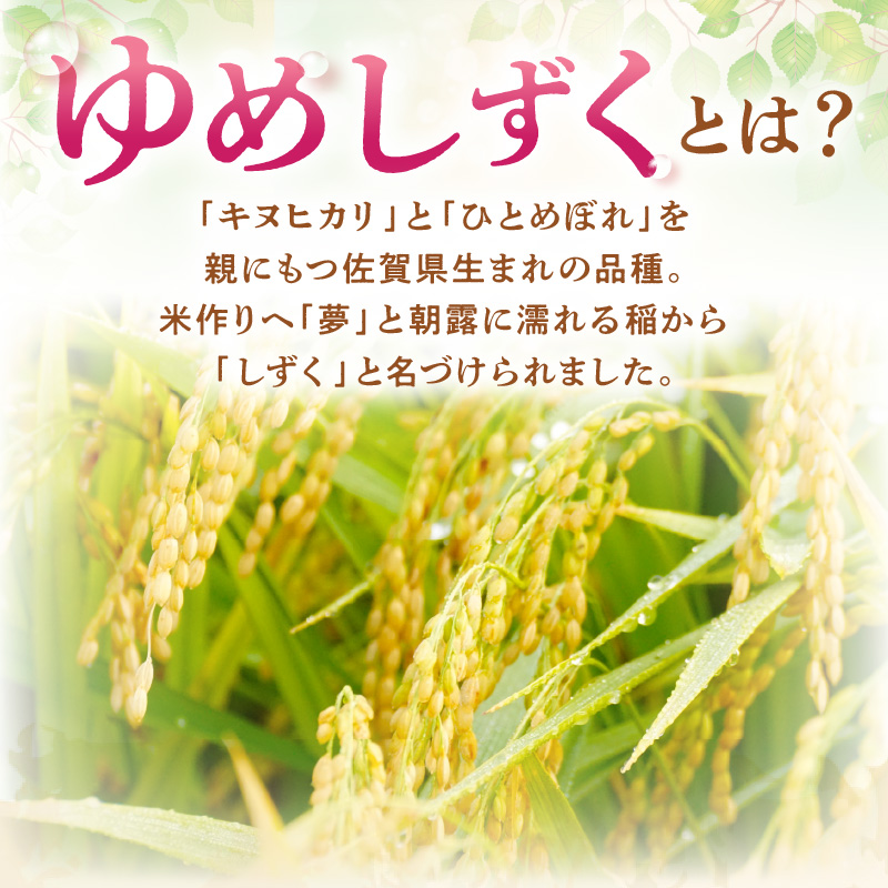 伊万里産米 ゆめしずく 白米5kg 113-B892